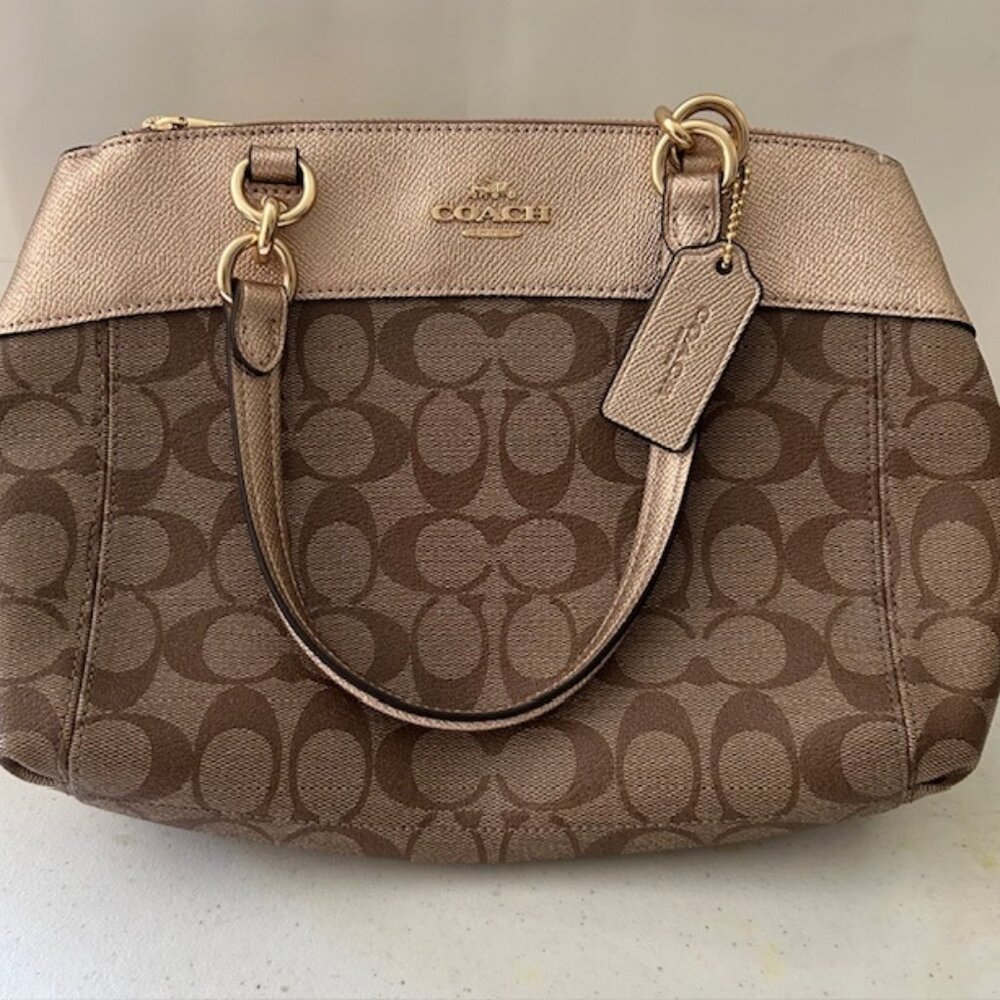 Brand New Coach Mini Brooke Carryall in Signature Canvas